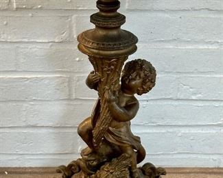 Antique Figural Piano Stool/Plant Stand