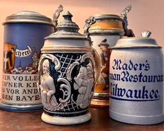 Nice collection of German Steins