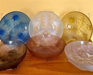 Verlys Thistle - Large Bowls in assorted colors