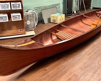 (SOLD) Rare-- (only 918 every made) Willets Brothers c. 1948 Canoe Stamped "768" with 17' Hull (Tacoma, Washington) Available for pre-sale!