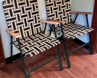 Vintage Folding Lawn Chairs