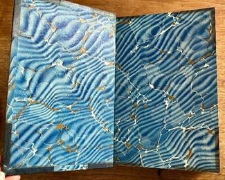 detail - gorgeous marbelized interior