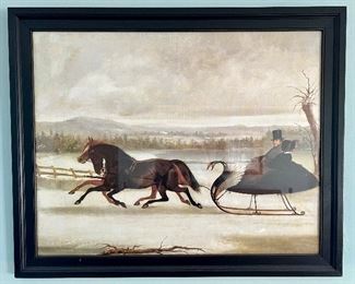 "Sleigh Ride" Print