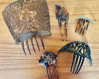 Victorian Hair Combs