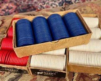 Vintage Dreuke Poker Chips
