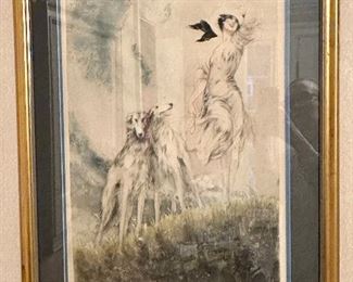 "Joy of Life" Etching by Louis Icart