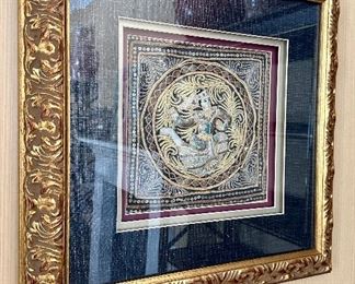 Vintage Indian Hand Embroidered Artwork