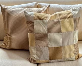 (2) Silk Down Pillows