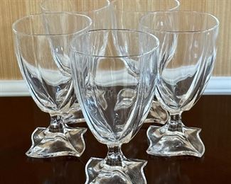 (5) Villery & Boch Wine Glasses