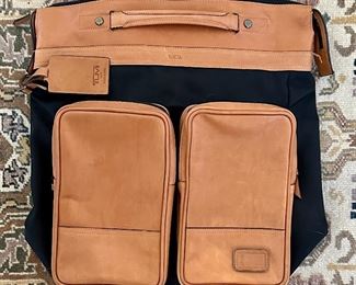 Tumi Leather & Canvas Bag