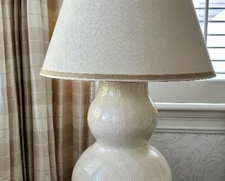 Strie Double Gourd Ceramic Lamp