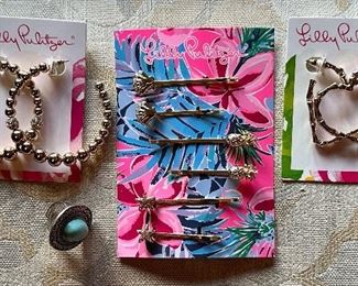 Lilly Pulitzer Earrings & Hair Clips