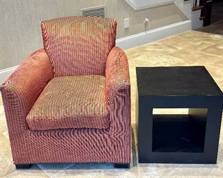 Custom Armchair with Nailhead Trim
