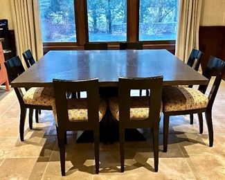 Donghia Kitchen Table with Eight Chairs