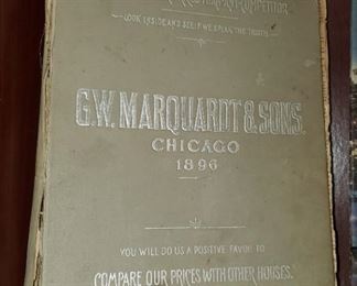 Vintage GW Marquardt & Sons 1896 Catalog