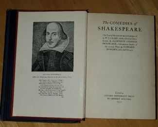 The Comedies of Shakespeare Hardcover Book