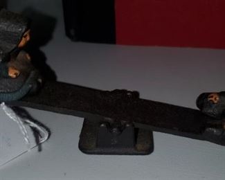 Antique Cast Iron Amish Figures