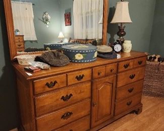 Permacraft furniture company, Sanford North Carolina dresser with mirror