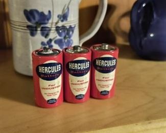 Vintage Union carbide batteries