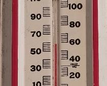 Salisbury North Carolina advertising thermometer