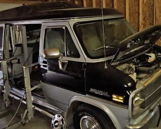 Chevrolet diesel van with handicap ramp