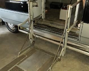 Handicap ramp on van