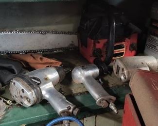 Air tools and Johnsared chainsaw