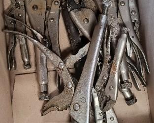 Assorted vise grips