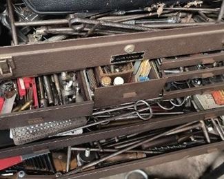 Contents in Kennedy Machinist box