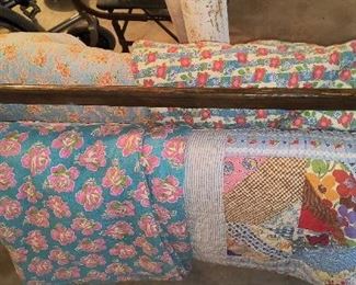 Very clean handmade quilts