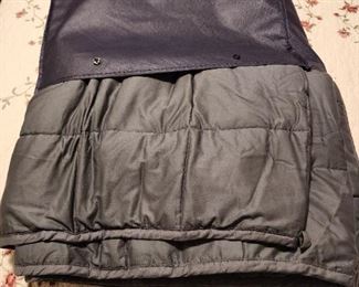Weighted blanket with case