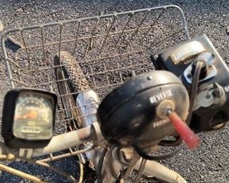 Electric trike with reverse and speedometer