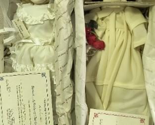 Porcelain dolls with certificates