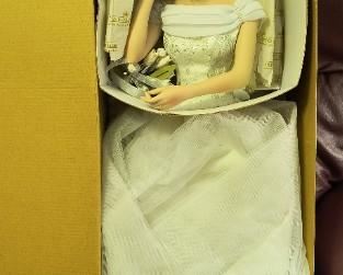 Porcelain doll with certificate