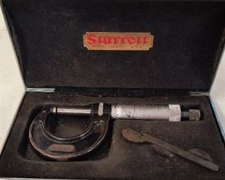 Starrett micrometer 