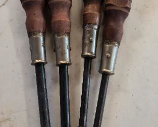 Wood handle nut drivers