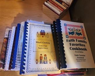 Lots of cookbooks