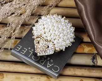 Darling Hedgehog brooch by Carolee