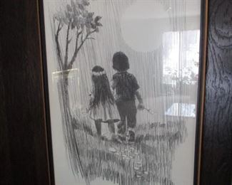 Framed Chalk Picture