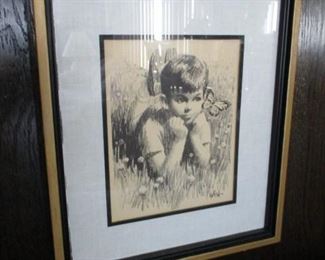 Framed Chalk Picture