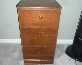 3 drawer old chest