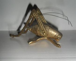 Brass grasshopper