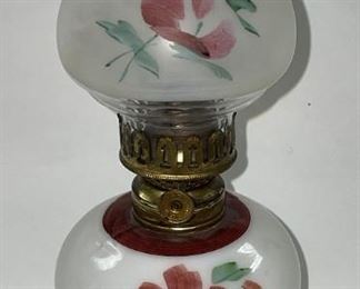 Mini Hand Painted Oil Lamp