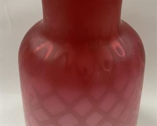 Mother of Pearl Satin Art Glass VAse