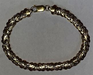 14K Heavy Gold Bracelet