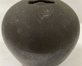 Unusual Pottery Ovoid Bank