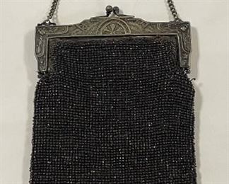 Blue/Purple Carnival Beaded Bag