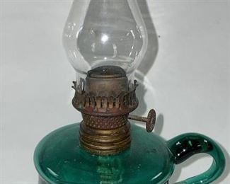 Mini Green "Little Buttercup" Finger Lamp