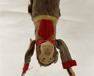 Old Windup Acrobat Monkey, Works