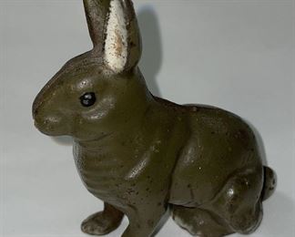 Cast Iron Rabbit Bank